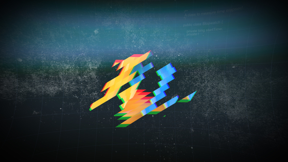 Glitch Logo Intro