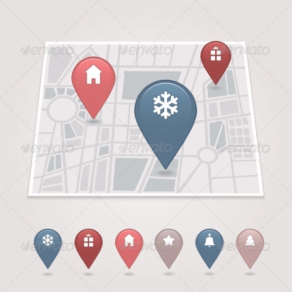 Mapping Pins Icon