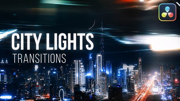 City Lights Transitions for DaVinci Resolve