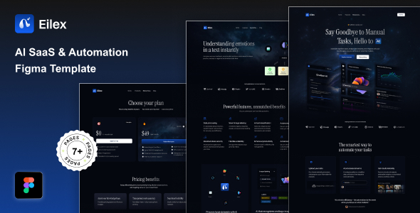 Eilex – AI SaaS & Automation Figma Template