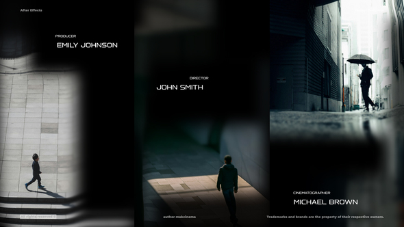 Vertical Cinematic Slideshow - Vertical Cinematic Titles