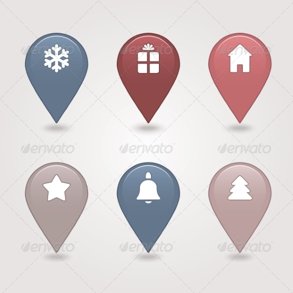 Mapping Pins Icon