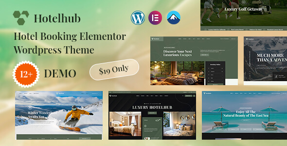 Hotelhub - Luxury Hotel Booking WordPress Theme