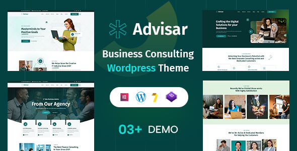 Advisar – Business, Finance & Consulting WordPress Theme