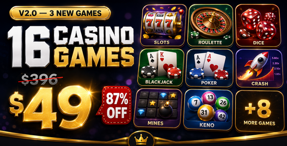 HTML5 Casino Game Bundle
