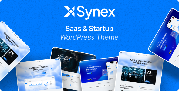 Synex - SaaS, Software & Startup WordPress Theme