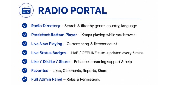 Web Radio Portal