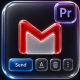 Mail UI Animation Liquid Glass Style Thumbnail