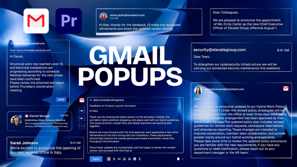 Liquid Glass Mail UI Mockups