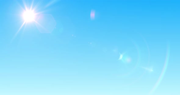 Blue sky with sunshine and clouds 4k alt