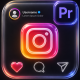 Instagram Post UI Liquid Glass Style Thumbnail