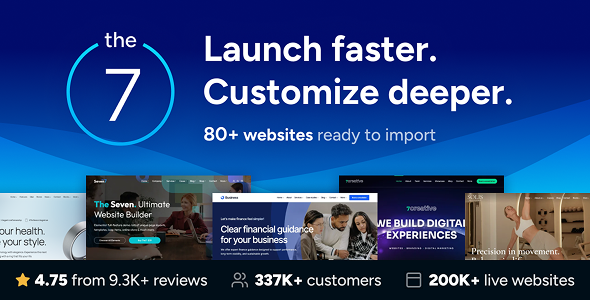 The7 Classic — WordPress & WooCommerce Theme