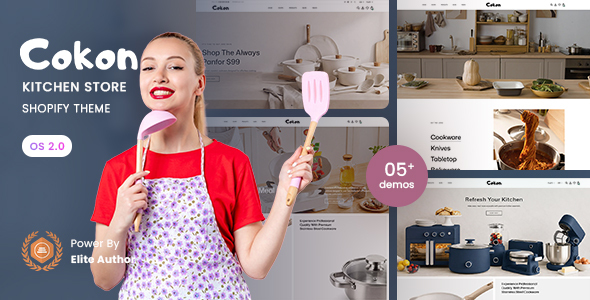 Cokon - Kitchen Store Shopify 2.0 Theme