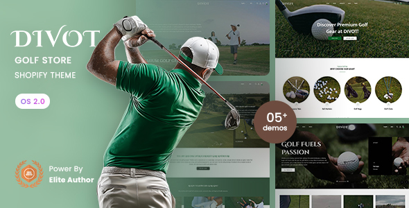 Divot - Golf Store Responsive Shopify 2.0 Theme