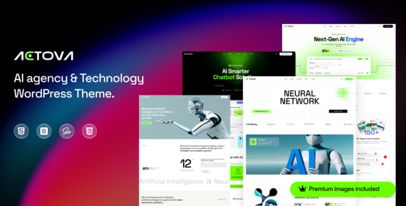 Actova - AI Agency & Technology WordPress Theme