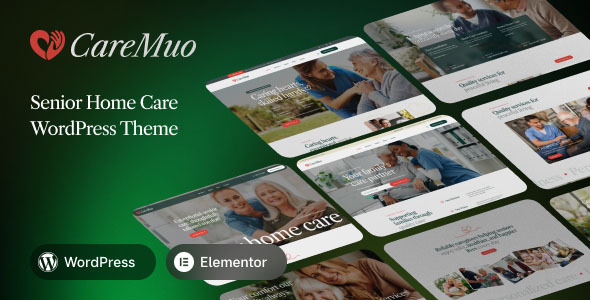 CareMuo – Senior Home Care WordPress Theme