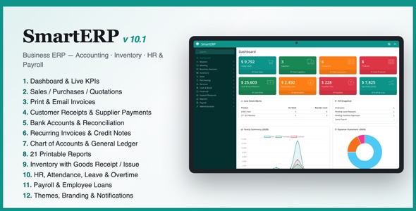 SmartERP - Business ERP Solution / Product / Shop / Company Management