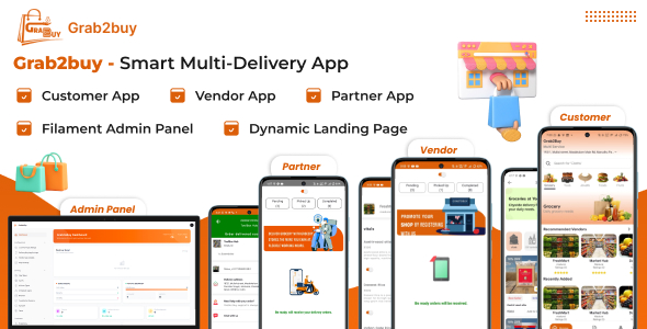 Grab2Buy | Multi-Vendor Delivery Platform