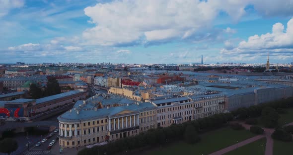 Panorama Of The Center Of St. Petersburg