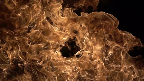 Fire on a Black Background alt