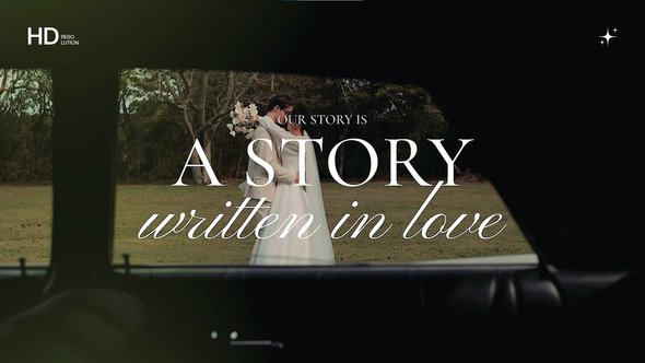 Wedding Cinematic Title Pack
