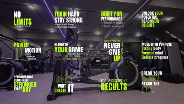 Training Gym Promo