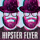 Hipster Flyer Template - GraphicRiver Item for Sale