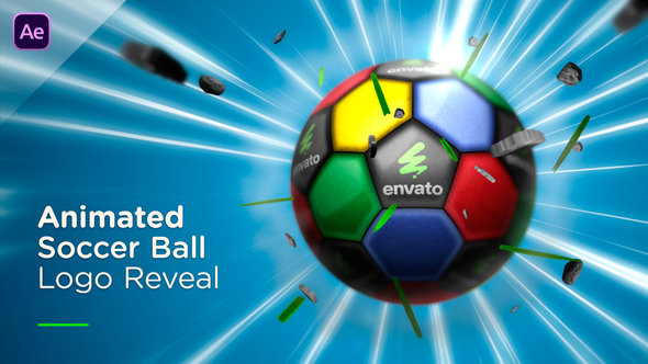 Animated Soccer Ball Logo Reveal