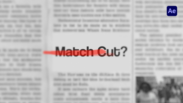 Match Cut Newspaper Logo