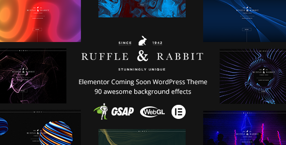 Rabbit - Elementor Coming Soon WordPress Theme