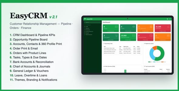 EasyCRM - Awesome Powerful Open Source CRM