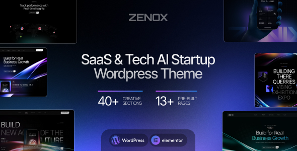Zenox - AI Agency & Technology WordPress Theme
