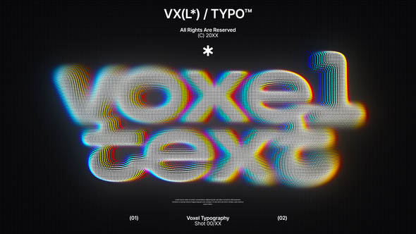 Voxel Typography
