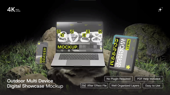 Outdoor Multi Device Website Mockup