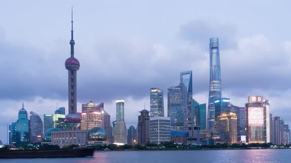 Time Lapse of Shanghai city