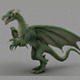 Mid Poly Green Dragon - 18951 polygons - 3DOcean Item for Sale