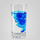 Blue Drop In Water - VideoHive Item for Sale