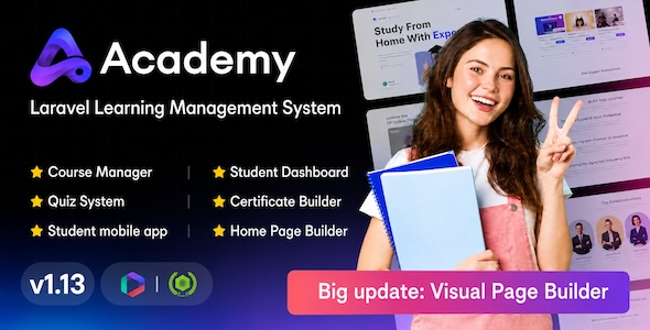 Academy LMS Laravel Learning Management System