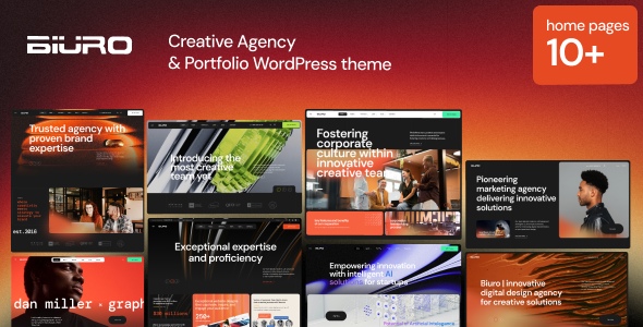 Biuro | Creative Agency & Portfolio WordPress Theme