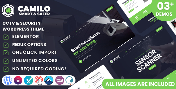 Camilo - CCTV & Security WordPress Theme