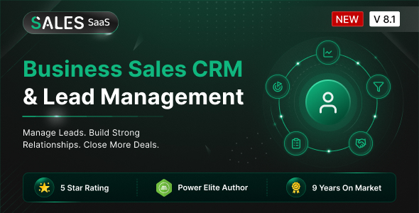 Sales SaaS - Business Sales CRM
