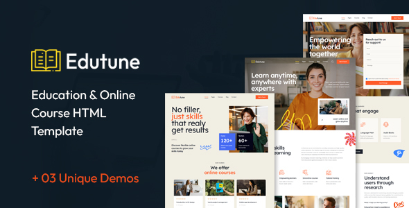 Edutune | Education & Online Courses HTML Template