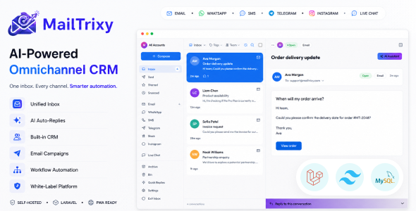 MailTrixy | AI-Powered Email Bot and Auto Responder SaaS