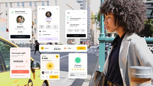 Taxi Widgets Elements