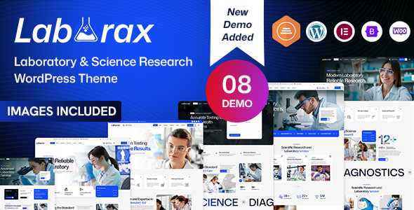 Laborax – Laboratory & Science Research WordPress Theme