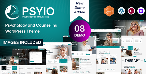 Psyio – Psychology & Counseling WordPress Theme