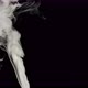 White smoke on a black background. - VideoHive Item for Sale