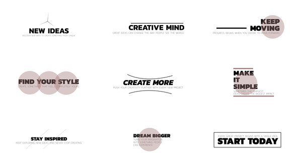 Simple Titles | MOGRT