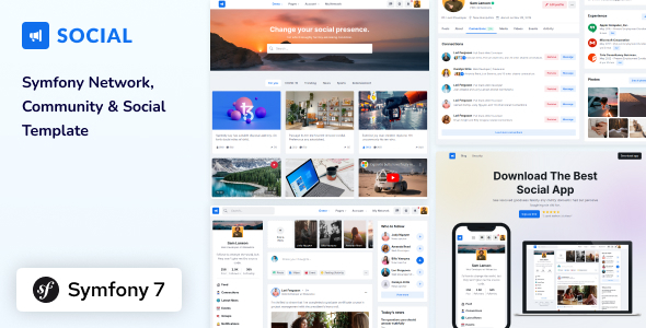 Social - Symfony Network & Community Template