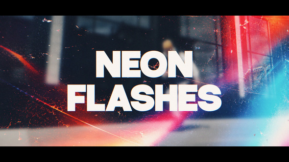 Neon Flash Transitions